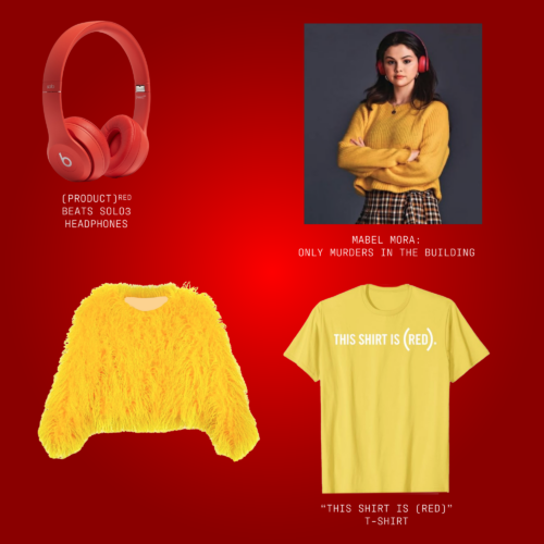 Mabel Mora (Only Murders in the Building) Halloween Costume featuring the Beats (PRODUCT)ᴿᴱᴰ Solo 3 Headphones