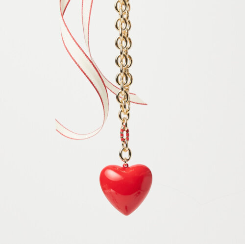 Roxanne Assoulin puffy heart necklace