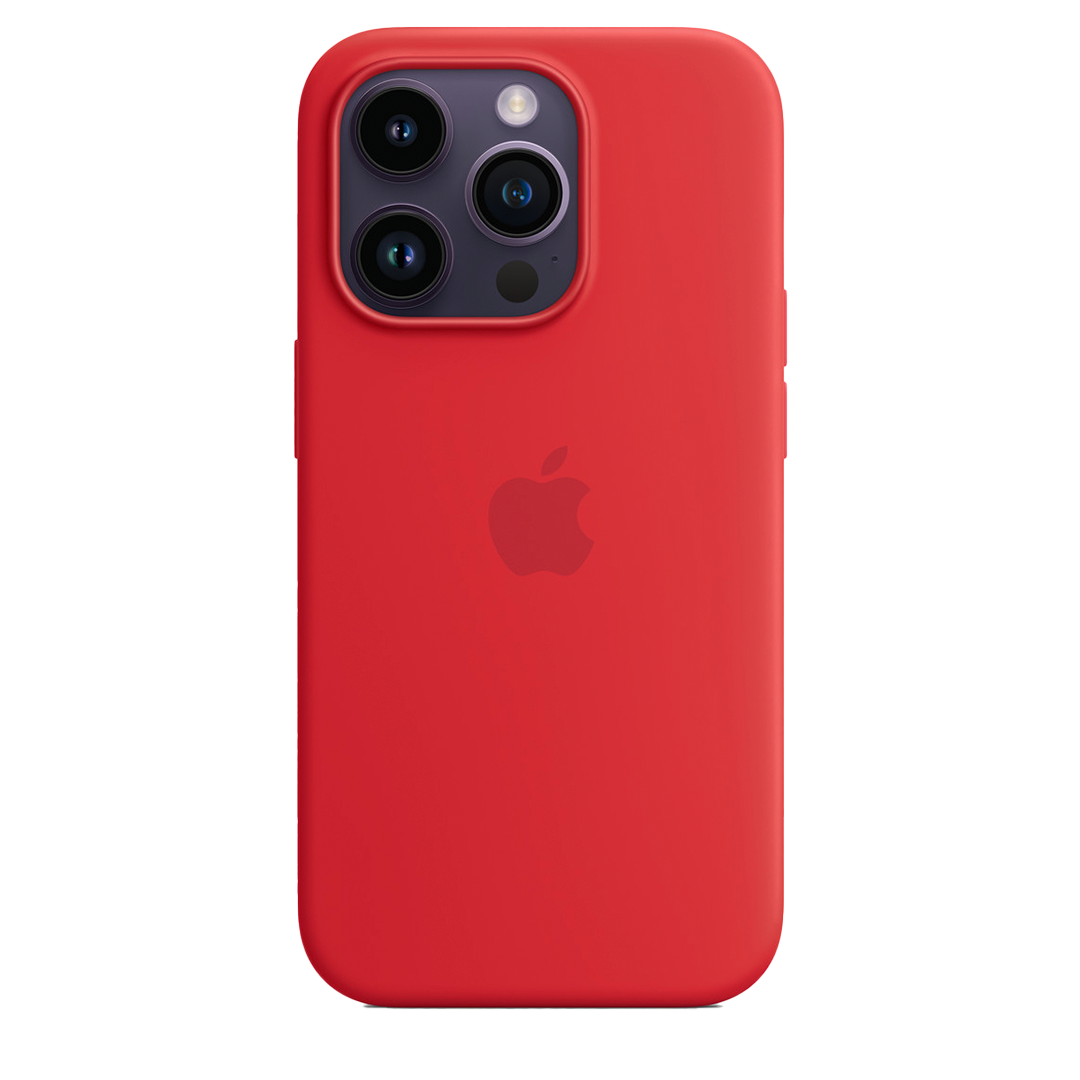 Apple Iphone 14 Pro Silicone Case (product)red - Red