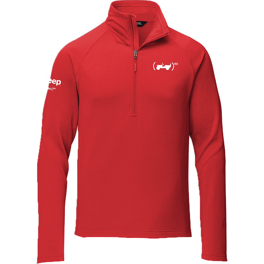 Mens red cheap north face fleece