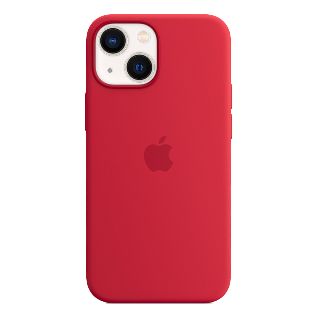 Apple iPhone 13 Mini Silicone Case (PRODUCT)RED - RED