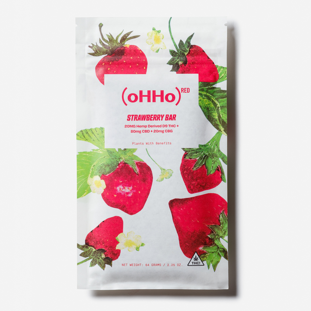 (oHHo)ᴿᴱᴰ Hemp-Derived THC Strawberry Bar