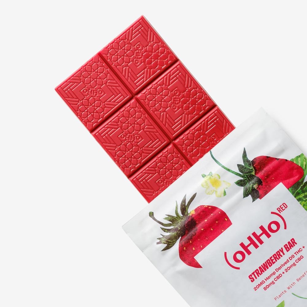 (oHHo)ᴿᴱᴰ Hemp-Derived THC Strawberry Bar